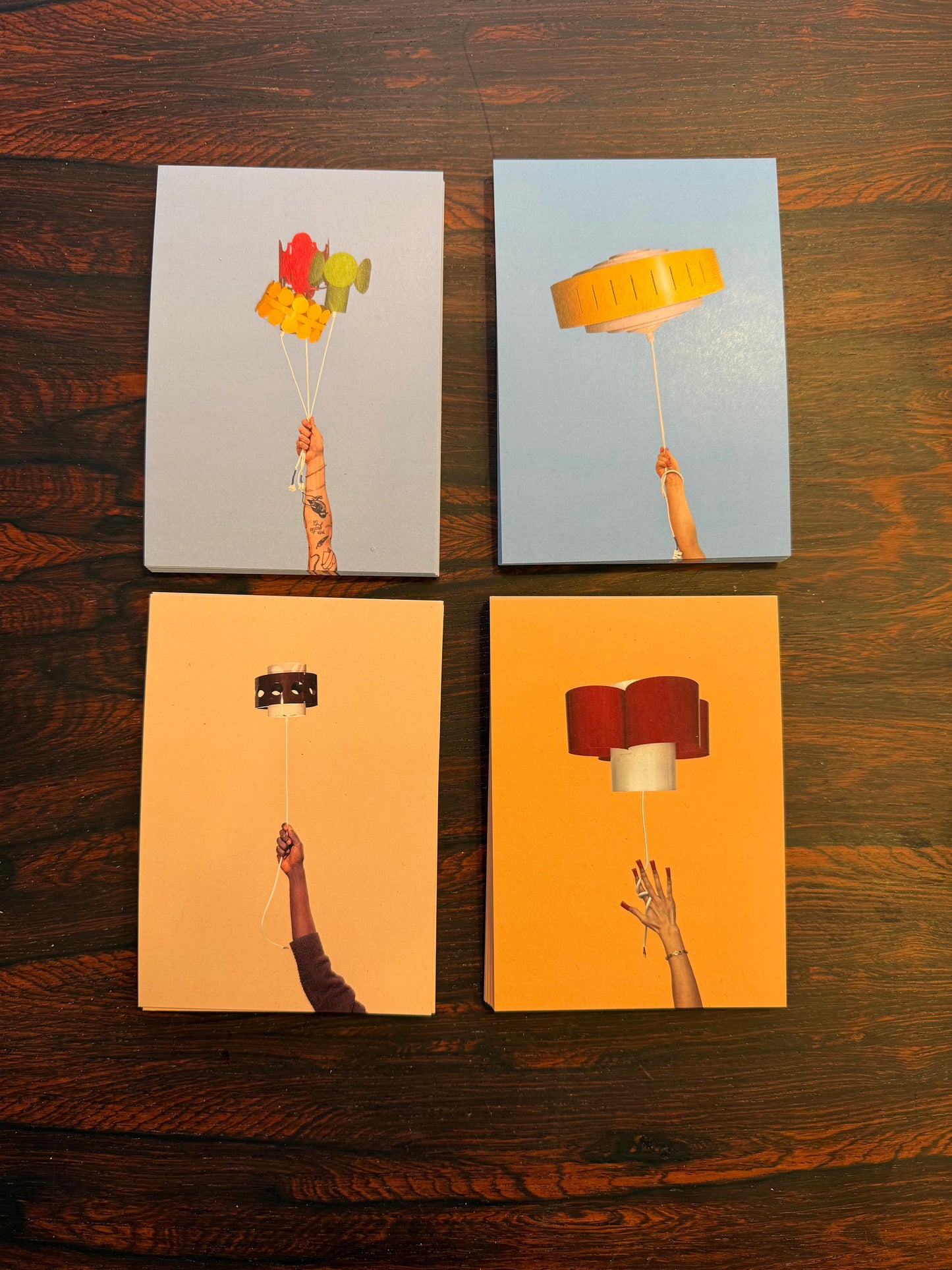 Ilmapallo postikorttisetti